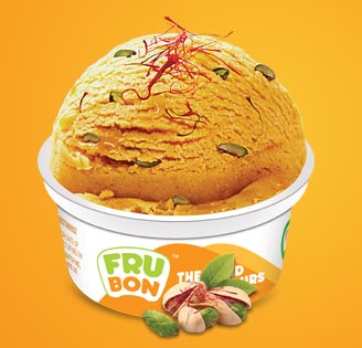 Frubon Kesar Pista ice cream cup